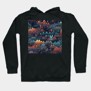 Pixel Art Repeating Pattern Hoodie